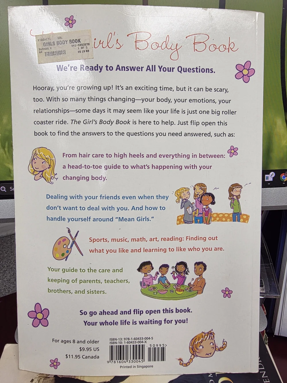 The Girl's Body Book Paperback - Kelli Dunham R.N. (Everything You Need To Know)